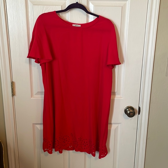Ladies Red Dress by JODIFL